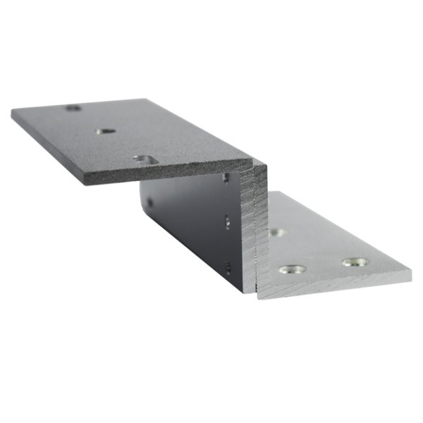 Herraje Z Para Cerradura Electromagnética 180kg Aluminio