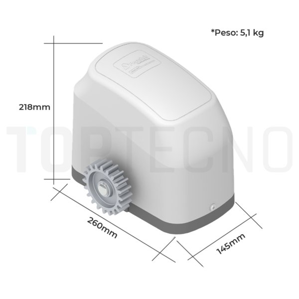 Kit Motor para portones corredizos de hasta 350kg - Image 3