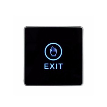 Pulsador botón de salida táctil led luminoso control accesos
