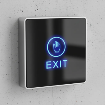 Pulsador de salida táctil led luminoso