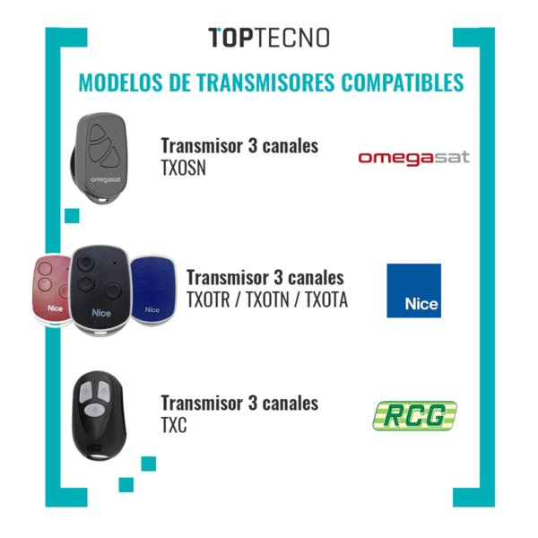 Receptor 2 canales 2077 botones Nice - Image 6