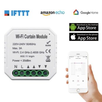 Modulo wifi controlador de motores tubulares