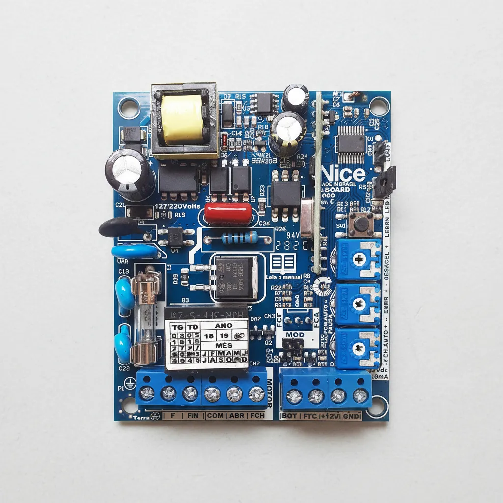 Central para portón con freno Rolling Code Nice. - Image 5