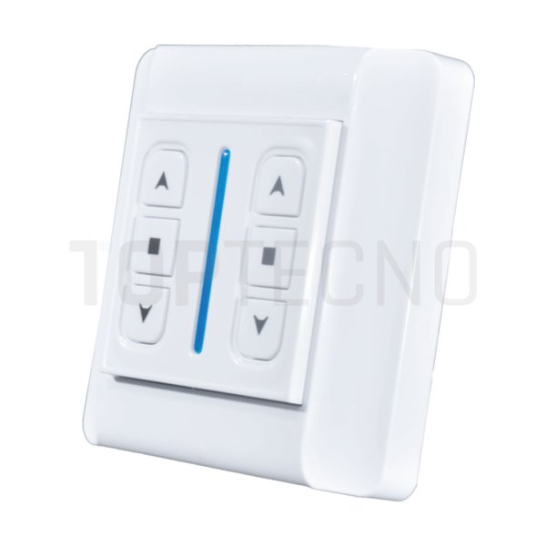 RECEPTOR ELEGANTE PARED MOTOR TUBULAR DOBLE CBOT