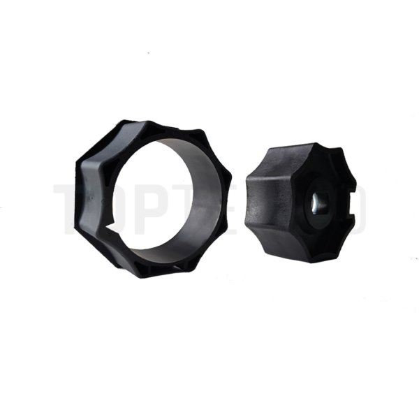 CONJUNTO DE ADAPTADORES OCTOGONALES PLASTICOS DE 57MM MOTOR DE 45MM