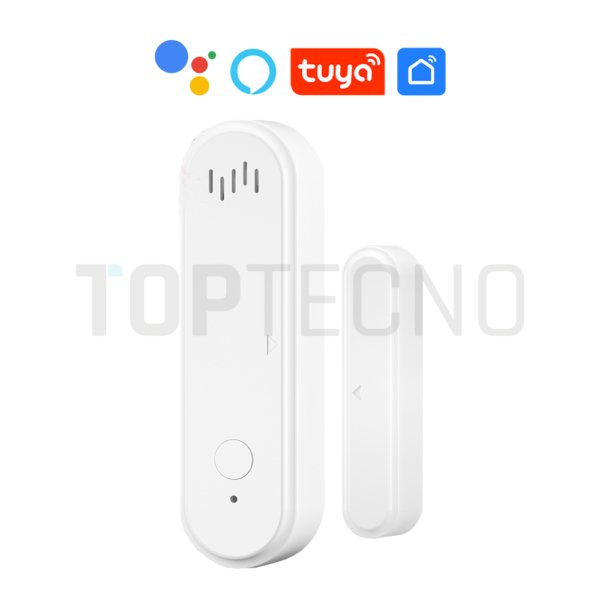Sensor Magnético para Puerta/ Ventana Tuya WIFI con Sirena