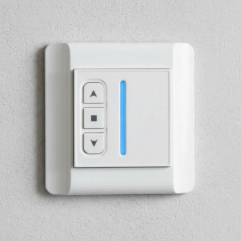 Receptor pared para tubular con botonera