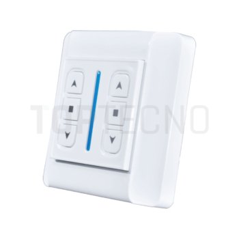 Switch transmisor montaje en pared e inalambrico 2 ch