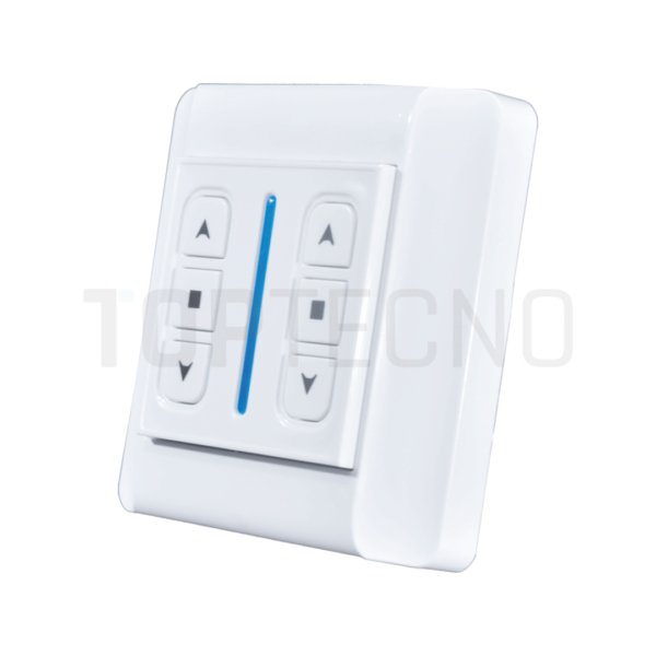 SWITCH TRANSMISOR MONTAJE EN PARED E INALAMBRICO 2 CH