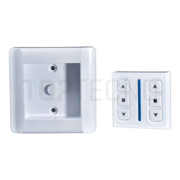 SWITCH TRANSMISOR MONTAJE EN PARED E INALAMBRICO 2 CH - Image 3