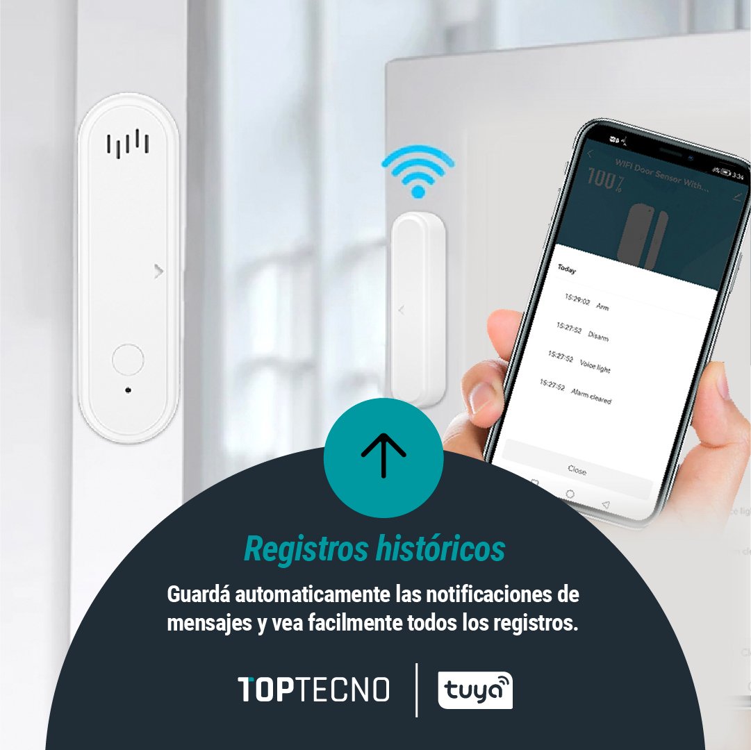 Magnético para Puerta Ventana WIFI con Sirena - Image 9
