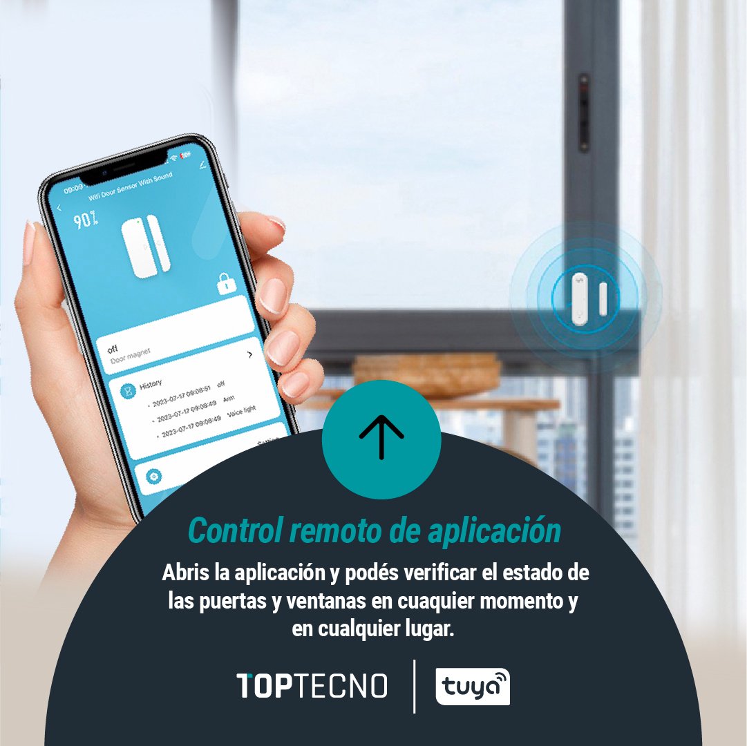 Magnético para Puerta Ventana WIFI con Sirena - Image 6