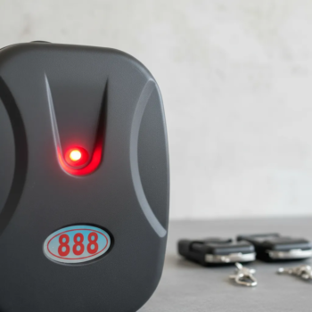 Receptor motor cortina con 2 transmisores código fijo